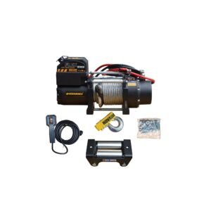Novawinch FLEX8000 12V 3629kg Elektrische Stahlseilwinde mit 17 m Stahlseil