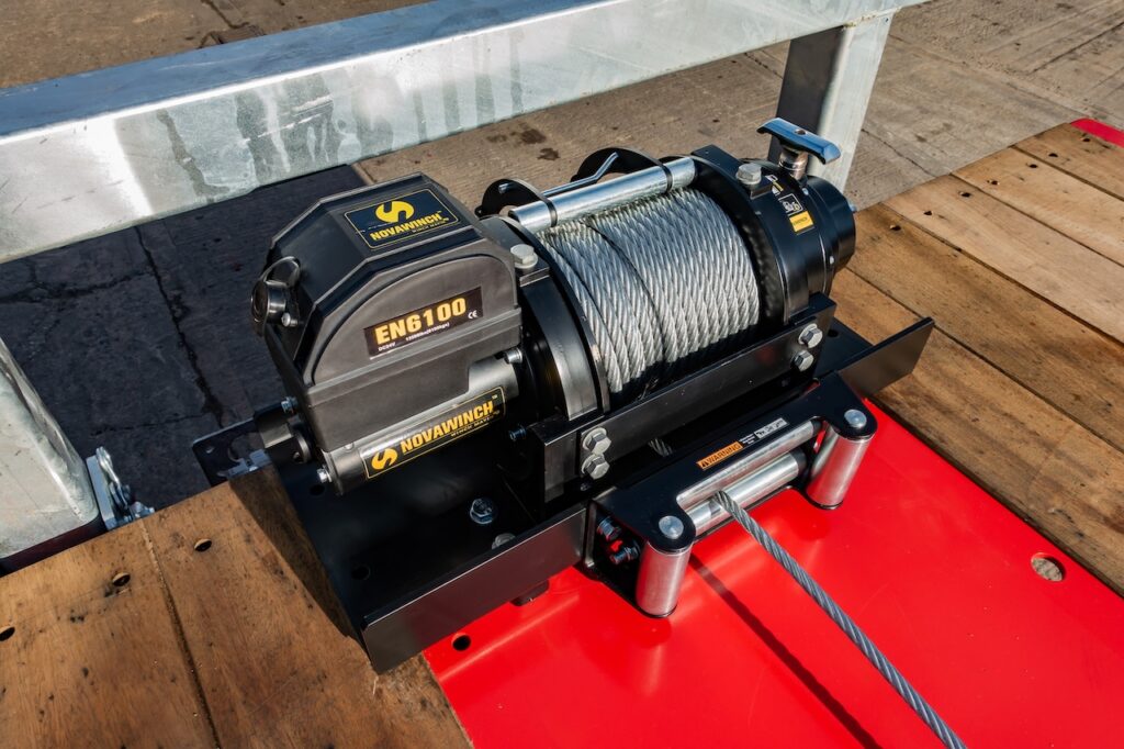 Seilwinde mit Drahtseil für Bergung