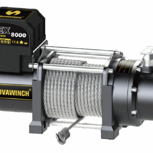 Novawinch FLEX8000 12V 3629kg Stahlseilwinde mit 17 m Stahlseil