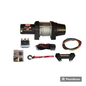 Warn Winch VRX35 − 12 Volt Seilwinde mit 15 m Stahlkabel, 1588 kg Zugkraft