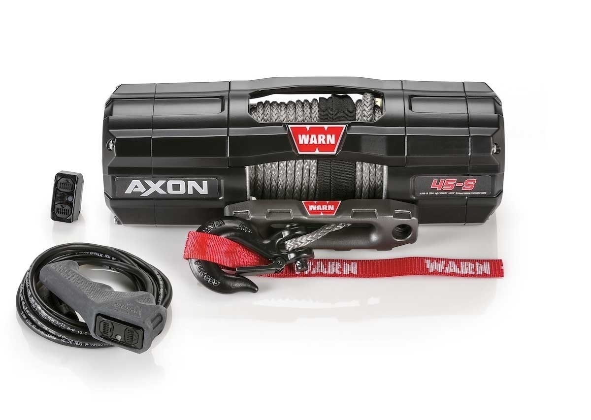 Warn Winch Axon seilwinde mit kunststoffseil.